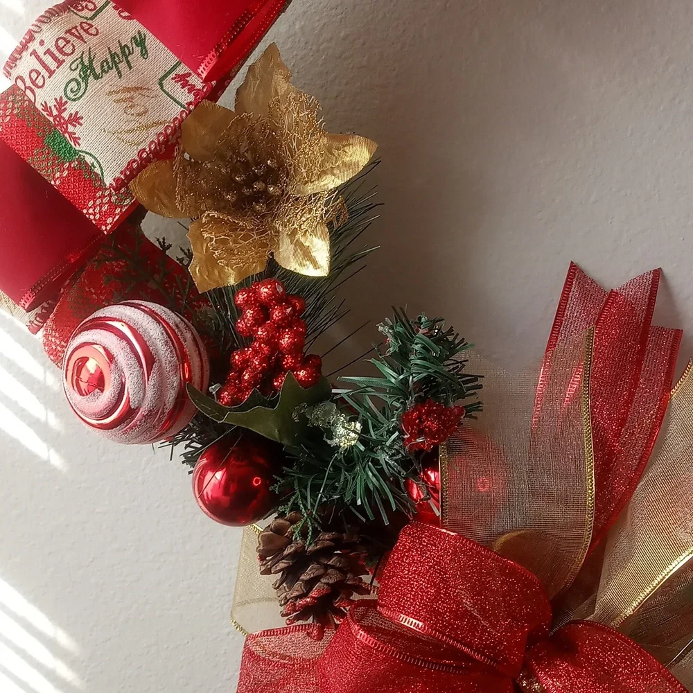 Christmas Square Wreath